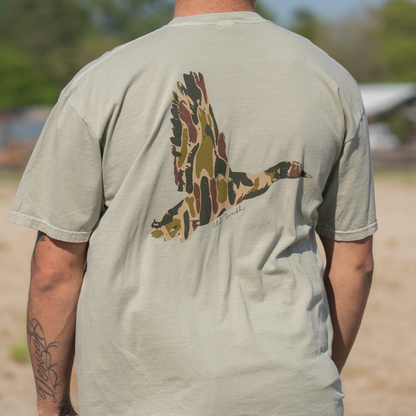 Duck Wings with Thicket Camo - Short Sleeve