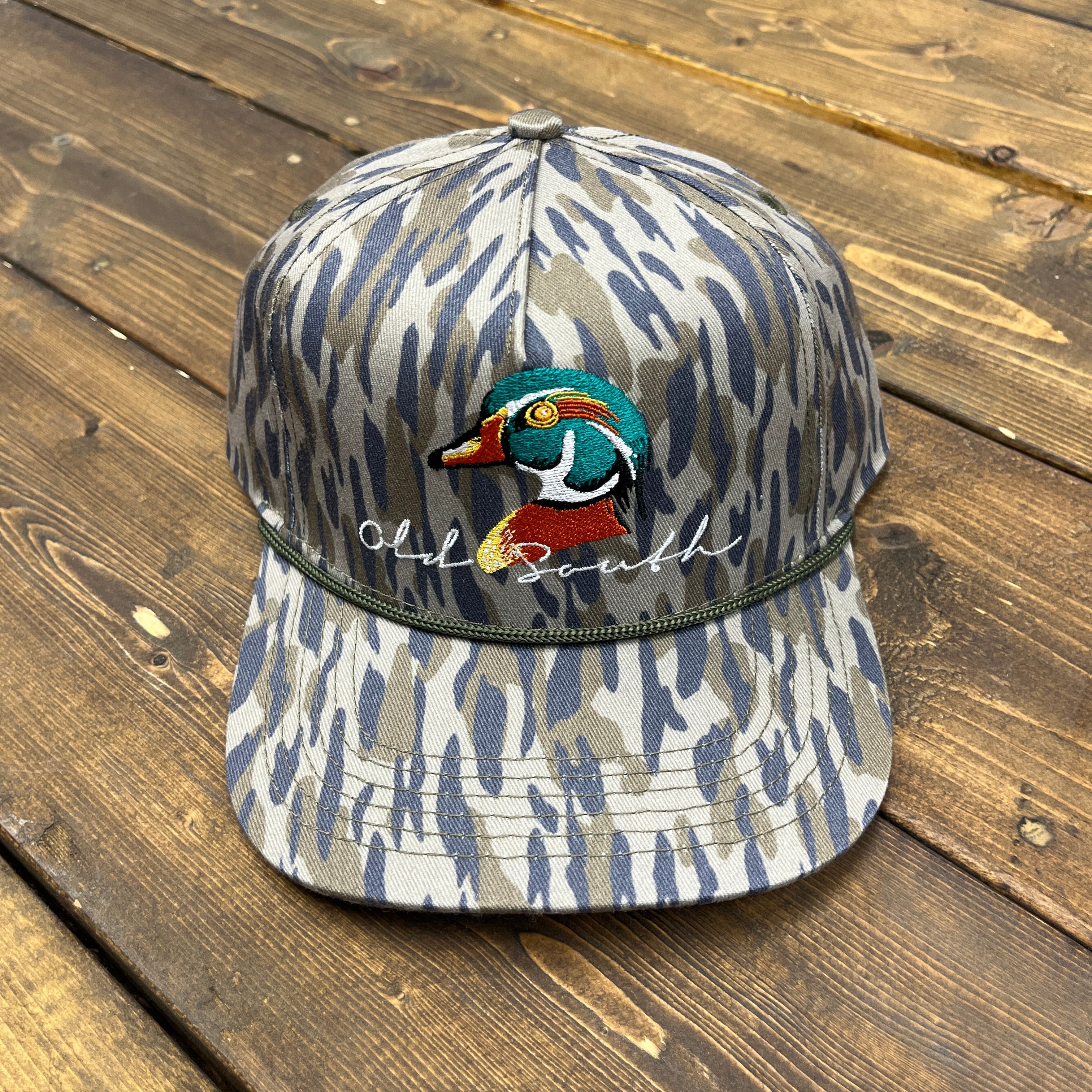 Wood Duck Head Osland Camo - Trucker Hat - Youth