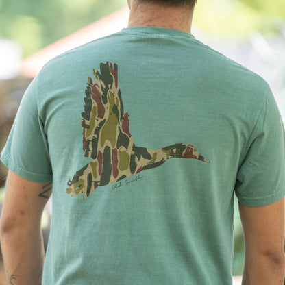 Duck Wings with Thicket Camo - Short Sleeve