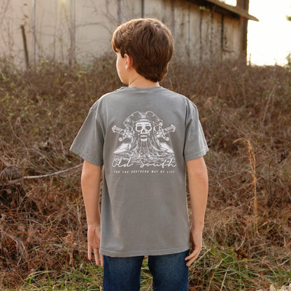 Blackbeard Silhouette - Short Sleeve - Youth