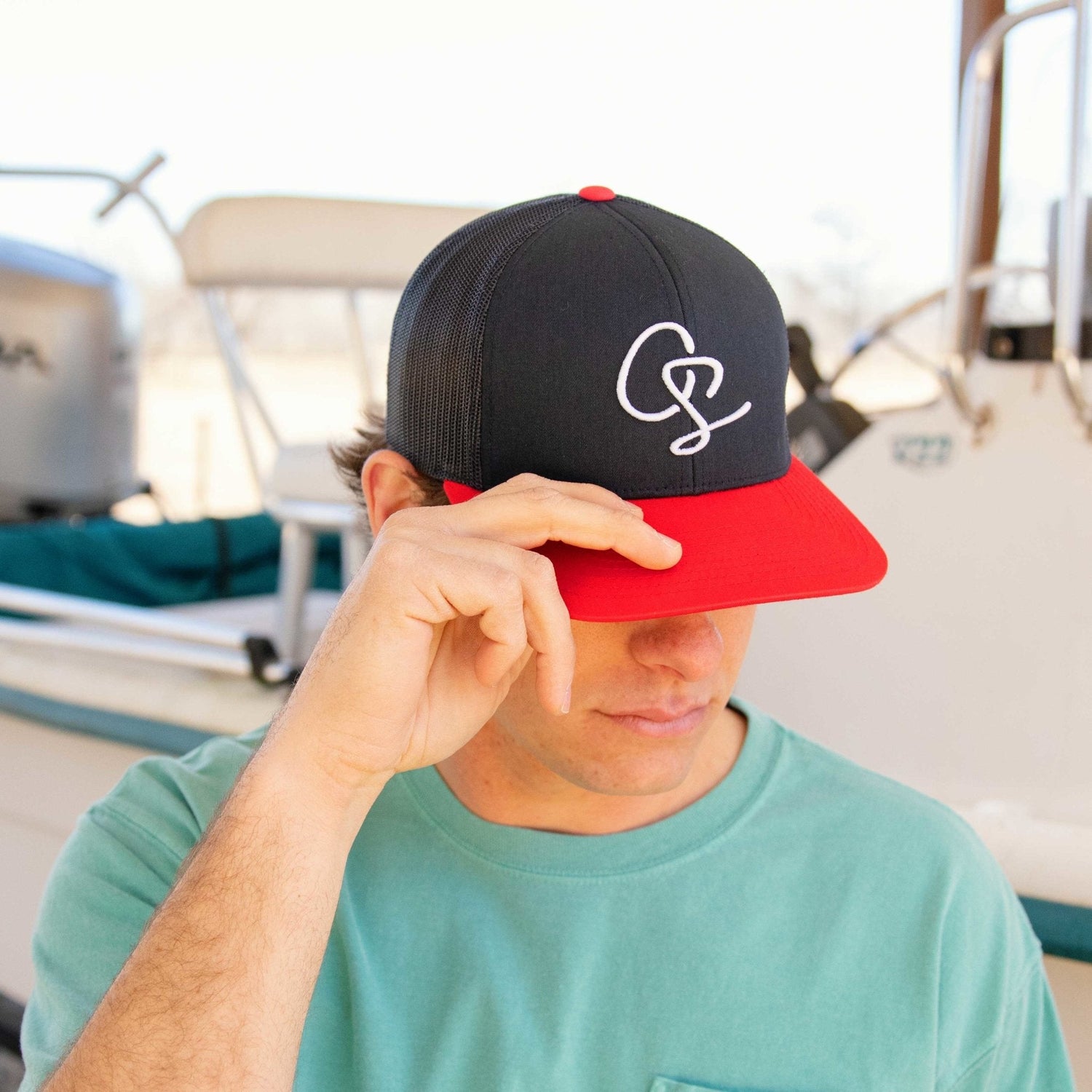 OldSouthApparel_Initials - Trucker Hat