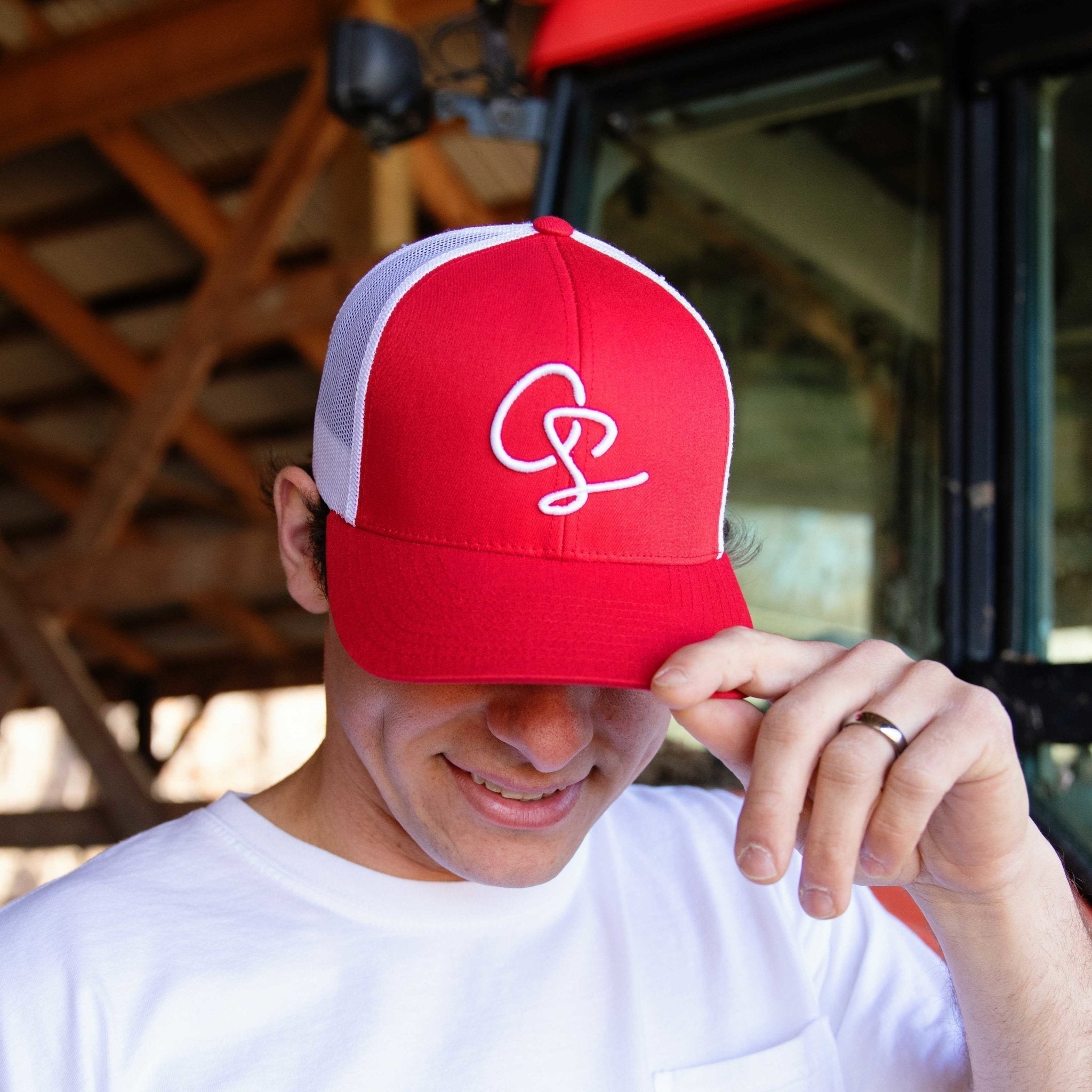 OldSouthApparel_Initials - Trucker Hat