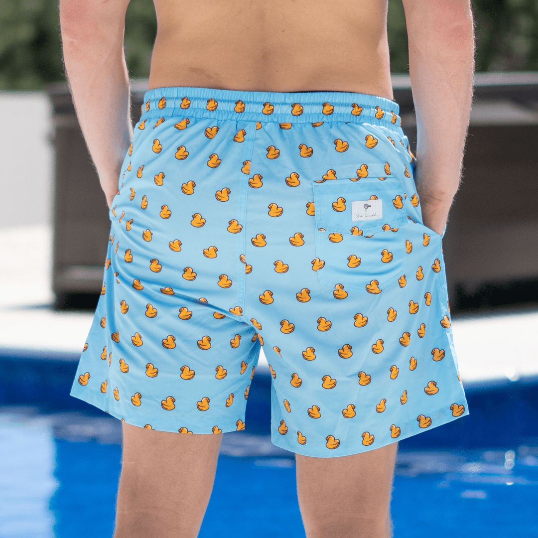 Rubber Duckie Lined Swim Trunks Old South Apparel