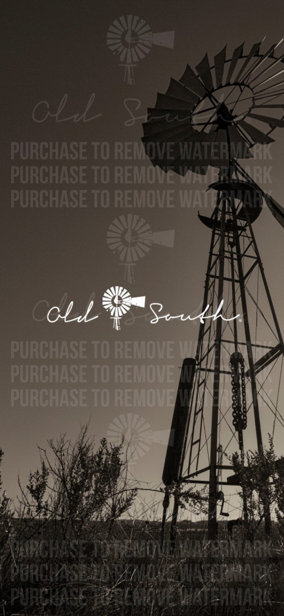 OldSouthApparel_Windmill - Digital Phone Downloadable Wallpaper