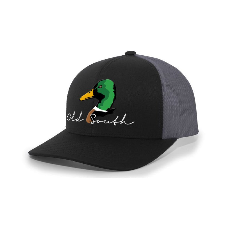 East Coast Waterfowl Mallard Duck Trucker Hat Charcoal/Black – AG