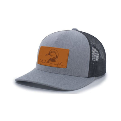 Wood Duck Leather Patch - Trucker Hat – Old South Apparel